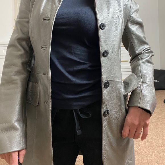 UNICA Vintage Special Leather Blazer Jacket! - Picture 5 of 11